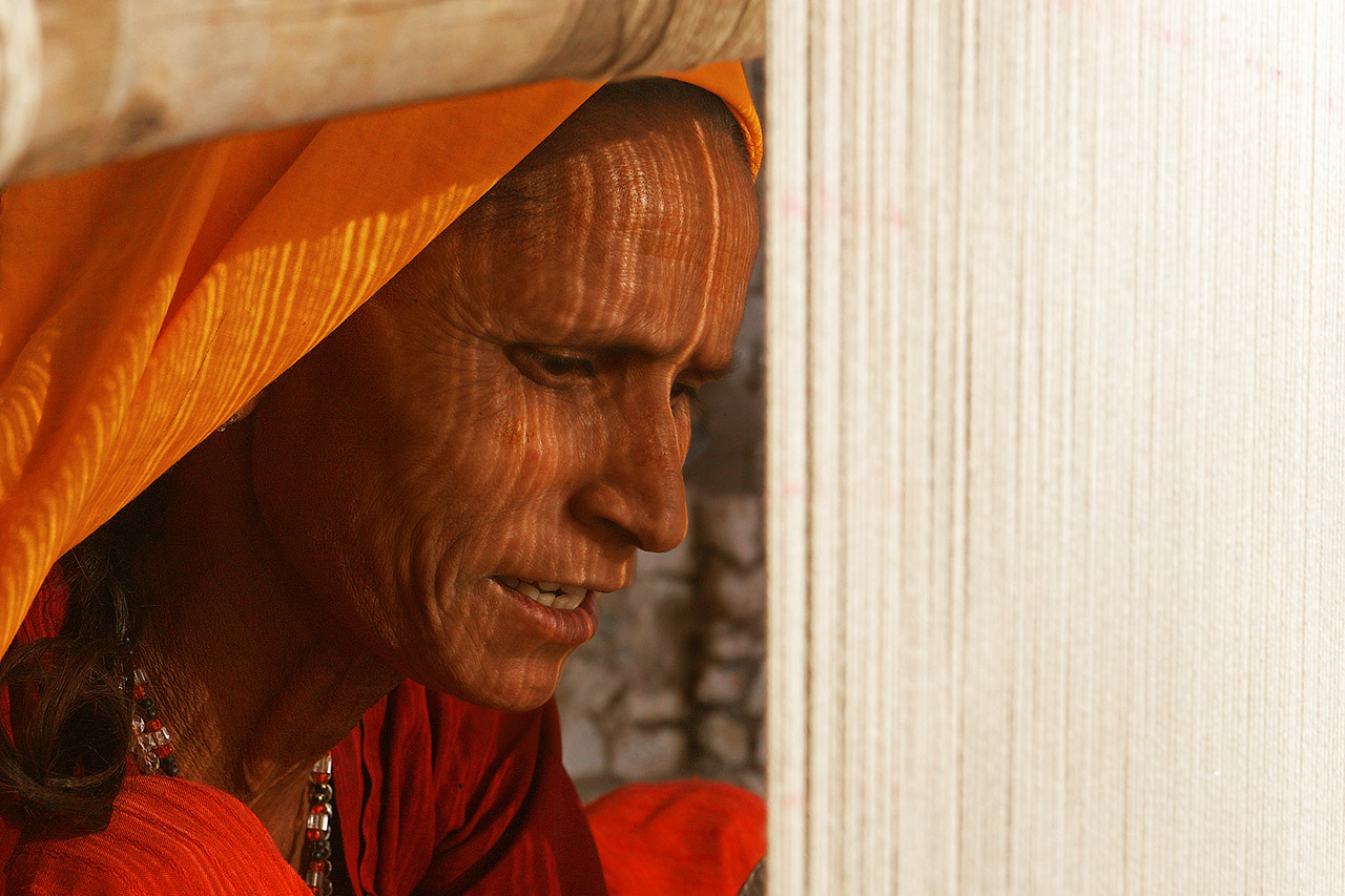 Carpet Weaver from a small Village in the Thar Desert, Rajasthan, India, ©2017